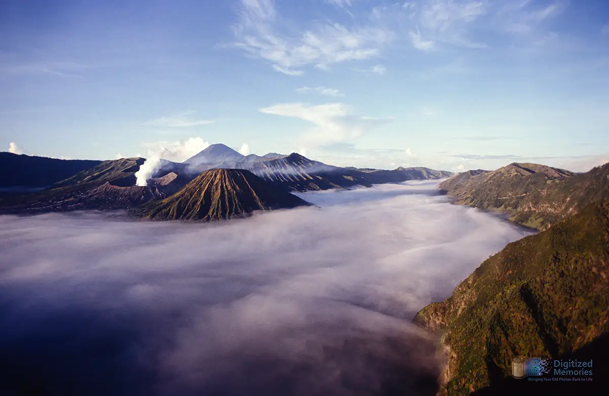 Photo of Mount Bromo valley